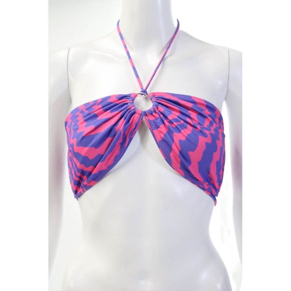 Bananhot Womens Louise Bikini Top - Purple Waves Size XL